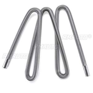 ท่อไอเสียเครื่องทำความร้อนดีเซลในรถยนต์ขนาด 1/2x250 ซม. พร้อมแคลมป์ ท่อระบายแก๊สสแตนเลสสำหรับรถยนต์ รถบรรทุก รถตู้ รถบ้าน รถคาราวาน - Product Image 3