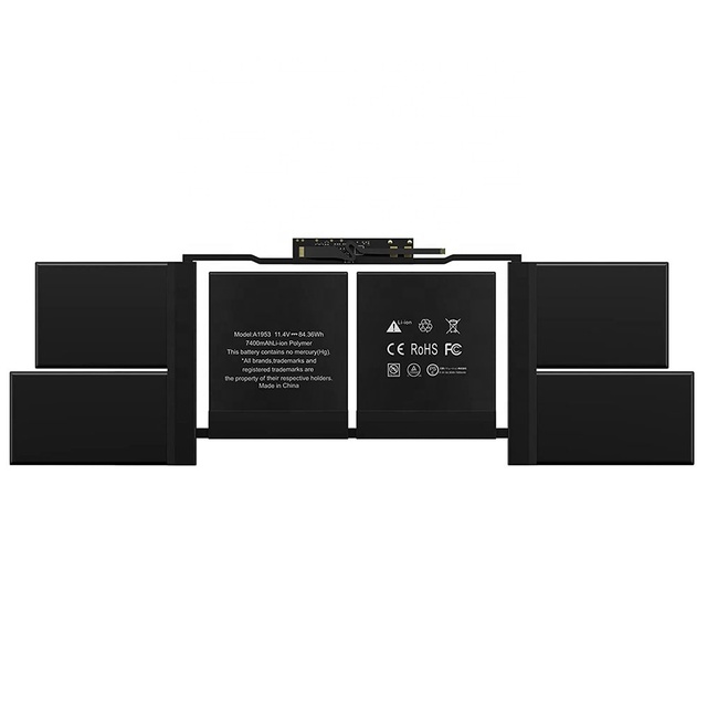 New  Replacement Battery for A1953 Laptop Battery for Macbook Retinal Series A1990 15inch