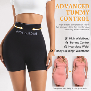 Pantaloni modellanti per il corpo a vita alta e traspiranti e traspiranti ad alta elasticità e confortevole per modellare il corpo. - Product Image 3
