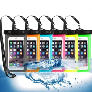 Sublimation Waterproof Swim Bag Phone Case For Iphone For Samsung All Models Waterproof Pouch Floating