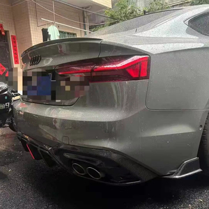 Bộ khuếch tán phía sau 2020 2025 A5/S5 với đèn sương mù-Tùy chọn sợi đen và sợi carbon (phù hợp trực tiếp) - Product Image 3