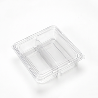 Boîte de rangement pour gâteaux en plastique, qualité alimentaire, recyclable, sans BPA, anti-buée, empilable, étanche, pour muffins et cupcakes