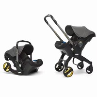 Berceau, landau, poussette et siège auto 4-en-1 pour bébé de 0 à 6 mois (modèle S800 en alliage d'aluminium) Identique à Dannas