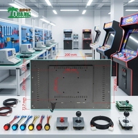 Écran de jeu d'arcade VESA avec éclairage LED, compatible POG, pour l'Amérique du Nord, écran tactile capacitif HD DVI, écran LCD de 21,5 pouces