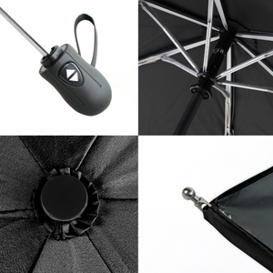 Super Compact 3-Fold Iron Frame All-Season <b>Umbrella</b>-Auto Open UV Protection Travel Mini Pocket Size for Hiking/Camping - Product Image 6