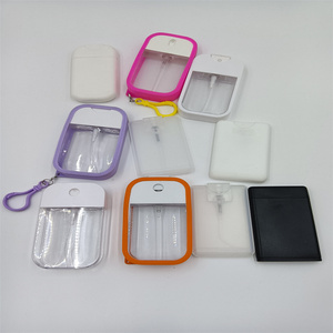 Miễn Phí Mẫu Rỗng Vuông Túi Phun Chai 20Ml Trắng Đen Nước Rửa Tay Thẻ Tín Dụng Nhựa Nước Hoa Mist Spray Chai - Product Image 5