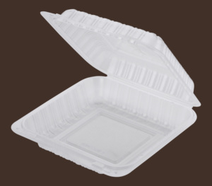 Tiya BPA Free Food Packaging Plastic Containers Disposable Plastic Fast Food Containers for Restaurants - Product Image 1