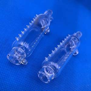 Quartzo personalizado profissional digestão tubo quartzo válvula transparente em forma de tubo bidirecional válvula - Product Image 1