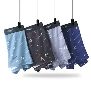 Biancheria intima da uomo grafene antibatterico inguine traspirante a vita media shorts boxer pantaloncini per adulti da uomo fabbrica mutande all'ingrosso