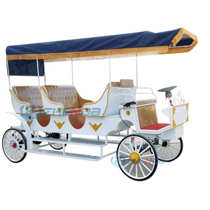 Vehículo de Transporte Especial Tipo Carruaje para Bodas Zhenda, 11 Asientos, Estilo Europeo Clásico, Eléctrico, para Turismo en Henan - Product Image 2