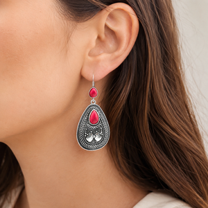 Pendientes de Perlas Florales Vintage, Estilo Boho, Pendientes Colgantes Elegantes Inspirados en el Palacio, Accesorios de Joyería de Moda para Mujer - Product Image 4