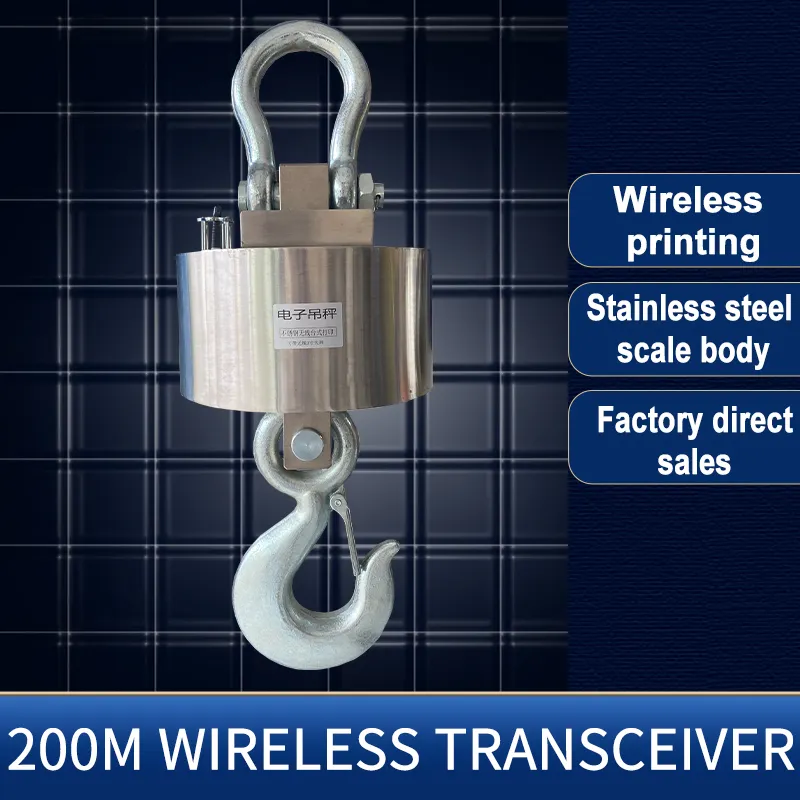 Heavy Duty 30 Ton 20 Ton Digital Wireless Hanging Scale Crane Scale With Optional Remote Controls