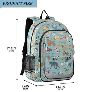 New Fashion Wholesale Large Capacity Custom Cartoon Anti Theft <b>Clear</b> Travel Hiking Computer <b>Backpack</b> - Product Image 2