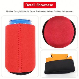 Support de canette magnétique moderne et durable de 12 oz avec logo personnalisé, isolant en néoprène pour bouteille de bière, porte-canette isotherme - Product Image 6