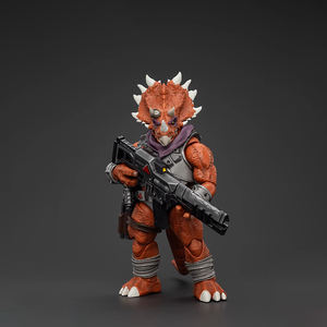 JOYTOY TMNT - Triceraton Soldat d'infanterie, figurine articulée à l'échelle 1/18, modèle de collection, figurine miniature, statue de personnage - Product Image 3