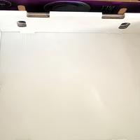 Boîte d'emballage jetable auto-érectrice en carton ondulé pour fruits et légumes, avec logo estampé argenté et impression personnalisée