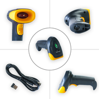 Escáner de Códigos QR Inalámbrico 2D Portátil KEFAR, Escáner de Códigos de Barras de Escaneo Automático de Mano para Inventario, Tableta, iPhone, iPad, Android, IOS, PC