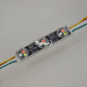 Cao BRIGHT 110V 220V RGB đuổi theo hiệu ứng dẫn mô-đun 2 Wát SMD 3030 9 <span class=keywords><strong>LED</strong></span> với ống kính IP68 mô-đun không thấm nước cho cửa hàng dấu hiệu trang trí - Product Image 2
