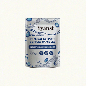 Cápsulas de Hierba de Cabra en Celo 800mg 90 Unidades Veganas Sin Gluten Altas en Fibra Ayudan a Mantener la Energía Física Suplementos Herbales - Product Image 1