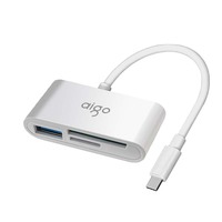 Lecteur de carte SD pour iPhone iPad, adaptateur de carte mémoire SD 3-en-1 USB-C/Type C pour iPhone 15, iPad, iMac, MacBook, Galaxy