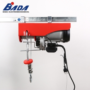Mini grue électrique <span class=keywords><strong>portable</strong></span> BADA 220/230V, 12/6m, 500/999kg, 1600W, palan électrique - Product Image 4