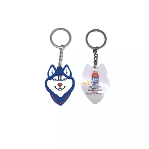 Vente en gros de porte-clés en caoutchouc PVC souple 3D - Product Image 1