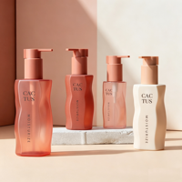 En stock, nouvelle bouteille à pompe en PET de 100 ml, 150 ml, 200 ml, 250 ml, pour lotion cosmétique, lait corporel, emballage pour soins de la peau, bouteille vide