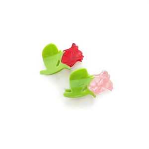 Fermaglio per capelli a forma di rosa da 6 cm, accessorio per donna - Product Image 1