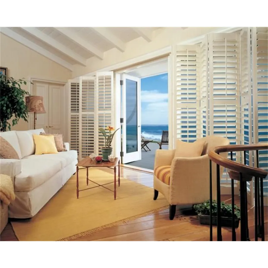 Villa popular design 12 panels folding shutter door for balcony clear view