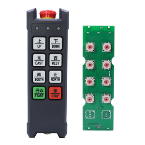 Fonctionnement facile, 6 boutons, vitesse unique, anti-interférence, palan électrique à câble métallique, télécommande radio industrielle - Product Image 6
