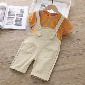 Camisetas con Rayas Verticales, Trajes de Esmoquin, Monos de Dos Piezas, Ropa Infantil China, Compra al por Mayor de China - Product Image 4