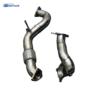 Downpipe de performance haute performance pour Honda Civic Type R FK8 2.0L K20C1, poli, soudé TIG, montage direct, pièce d'échappement - Product Image 3