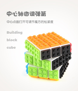 Khối xây dựng mới của Pan RUBIX CUBE Mini giáo dục trẻ em sáng tạo cắt dán khối xây dựng xoay trơn tru Ba cấp - Product Image 6