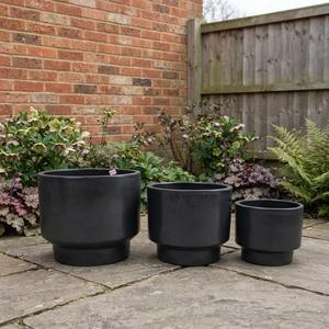 Grands pots à fleurs en céramique pour plantes d'extérieur et d'intérieur, pots à plantes modernes, jardinières rondes, décoration de jardin, patio, maison, vente en gros - Product Image 3