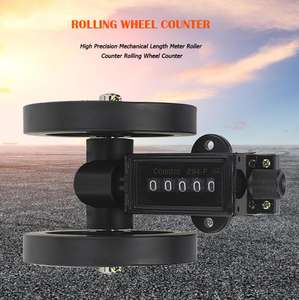 <span class=keywords><strong>Compteur</strong></span> de roue mécanique, 5 jeux de mètres numériques pour la mesure de la longueur des câbles film plastique cuir - Product Image 6