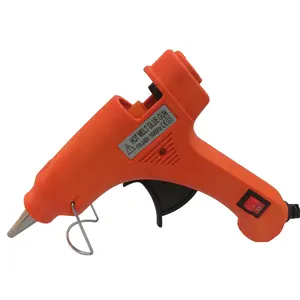 7mm Klebe pistole klebt 20W orange Mini-Schmelz klebe pistole für Papier/Kork/Holz/Leder/Textilien/Kunststoffe/Keramik