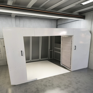 Cabina de Pintura Móvil de Alta Calidad al por Mayor con Sistema de Calefacción e Iluminación LED para Pintura de Automóviles - Product Image 3