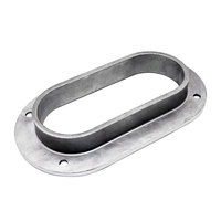 Passerelle ovale en acier inoxydable moulé pour bateau, accessoires de yacht, amarrage avec étrier, quincaillerie marine pour bateau