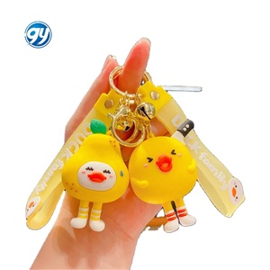 Llavero Colgante de Pato para Bolso, Decoración para Coche, Diseño Exquisito para Parejas y Familias - Product Image 1