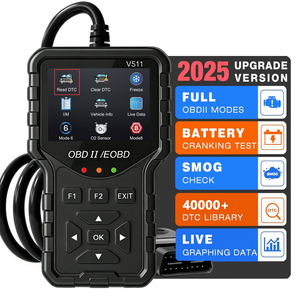 Herramienta de Diagnóstico Automotriz V511 OBD2 con Prueba de Batería, Escáner OBDII para Vehículos de 12V, V511, V511 OBD2 - Product Image 6