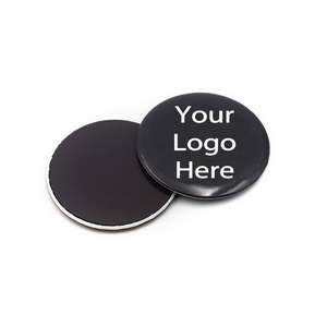 Wholesale Factory Direct Durable Restaurant Promotional Items Tin Round Custom Fridge <b>Magnets</b> Flat - Product Image 3