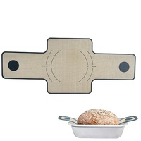 Tapis de cuisson rectangulaire confortable pour four hollandais 64*27CM, avec double poignée, pour pain, qualité alimentaire, autre matériau, modèle S