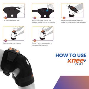 Masseur de genou électrique sans fil avec appareil rechargeable léger de thérapie TENS pour les personnes âgées et les athlètes - Product Image 6