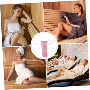 100 pièces jetables T <span class=keywords><strong>String</strong></span> <span class=keywords><strong>String</strong></span> Bikini Sous-Vêtements Culottes pour <span class=keywords><strong>Spray</strong></span> Bronzage et Spa Traitements rose - Product Image 5