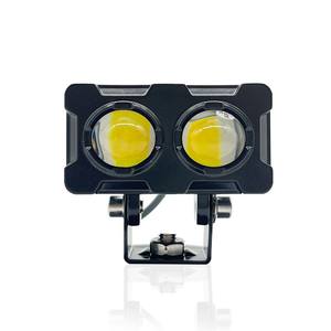 Motorcycle Lens <b>Spotlight</b>,LED Headlight,Electric Vehicle External Work Light,Dual Color - Product Image 6