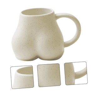 Nordique créatif bout à bout tasse en céramique décor à la maison mode conception de Base plate pour café et lait drôle <span class=keywords><strong>bureau</strong></span> et Couples tasse pour cadeaux - Product Image 4