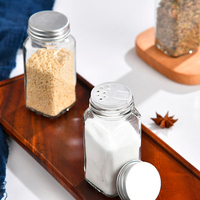 Bocaux à épices en verre avec couvercles en bambou – Contenants de qualité supérieure pour sel, poivre, herbes, épices et organisation de la cuisine