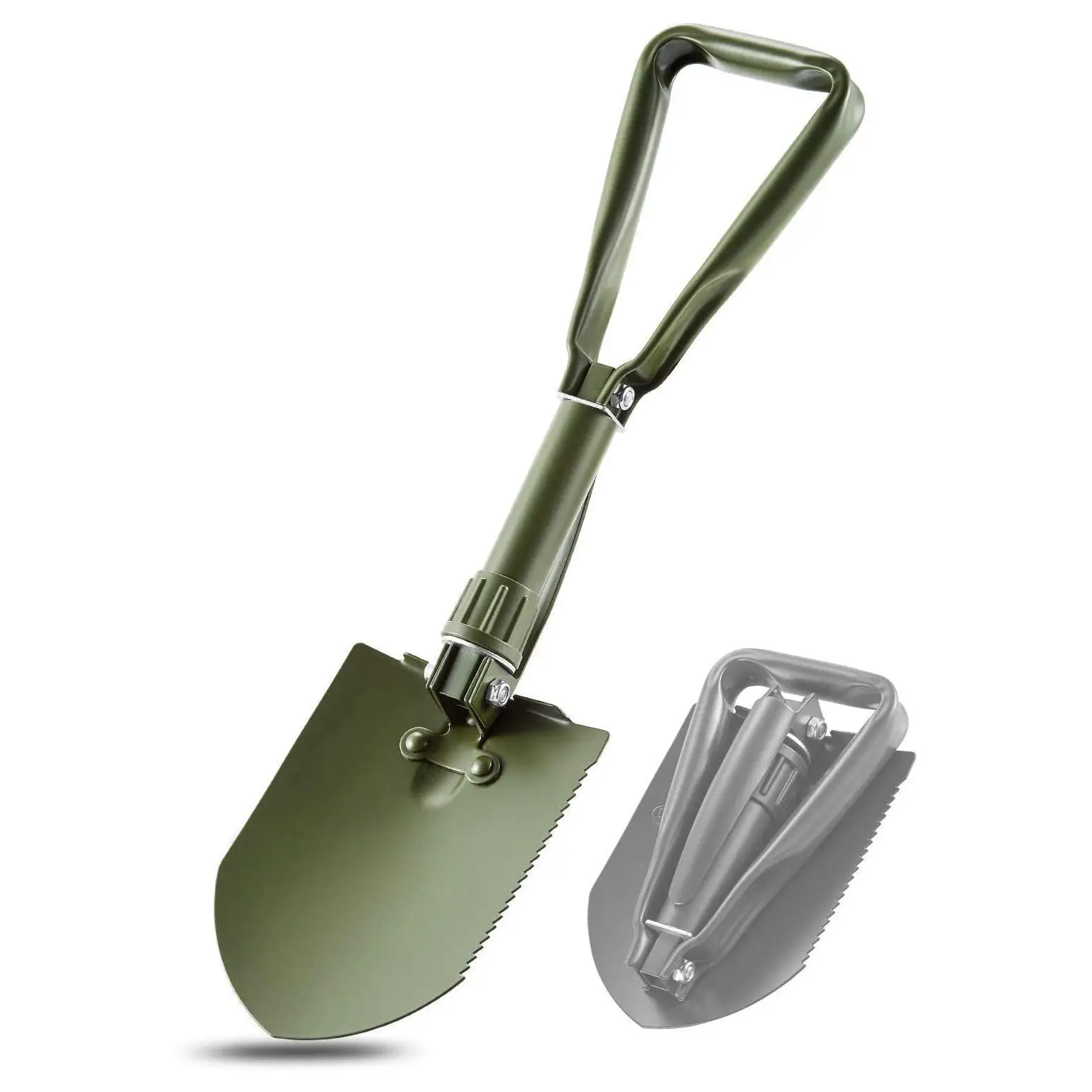 Multifunction Portable Folding Shovel Camping Shovel Spade Fold up Shovel with Long Handle
