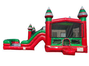 Castillo inflable con tobogán en oferta para alquiler comercial en fiestas al aire libre - Product Image 2