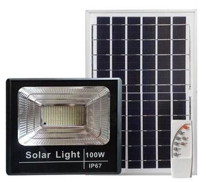 ไฟฉุกเฉินแบบชาร์จไฟได้ LED 200W พร้อมแผงโซลาร์เซลล์ DC5V-6V วัสดุ ABS+กระจก แบตเตอรี่ 10000mA แผงโซลาร์เซลล์ 15W ความสว่าง 5000 ลูเมน ลำแสง 120 องศา - Product Image 3